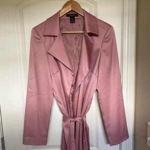 Pink Trench Coat